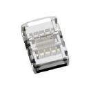LED strip connector for cable feed 2-pole 10mm